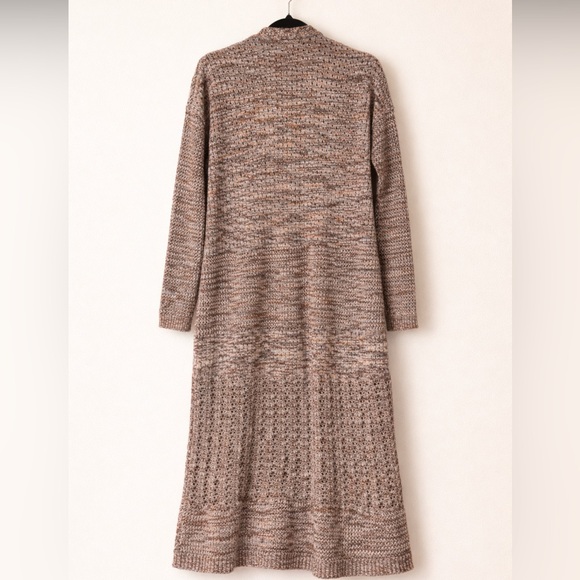 Anthropologie Marled Space Dye Cottagecore Folklore Duster Cardigan Size S EUC - Picture 4 of 4